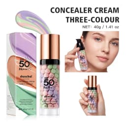 SPF 50 Primer for Face Before Makeup Sun 3 In 1 Color Corrector Face Primer Oil Control & Moisturizing Skin Tone Correcting