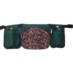 Ethnic Pattern Portable Waist Bag Waterproof Oil-resistant Adjustable Belt Apron Large-capacity Polyester