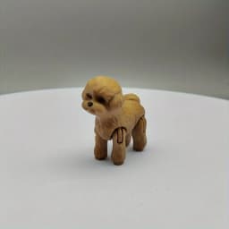 3D Printed Poodle Statue, Plastic Dog Decoration for Events, Holiday Home Kitchen Decoration, Christmas and Halloween