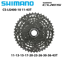 SHIMANO Cues 10 Speed CS-LG400-10 CS-LG300-10 LINKGLIDE Cassette 11-39T 43T 48T CUES U6000 Series Sprocket Rider-tuned Gear Step