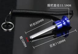 8MM/10MM Gym Equipment Weight Stack Pin Weight Pin Magnetic Weight Stack Pin with Pull Rope Strength Practical WeightStack Pin
