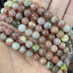 Natural Stone Amethyst Green Jade Agate Rose Quartz Apatite Turquoise Round Bead for Jewelry Make Diy Women Bracelet Accessories