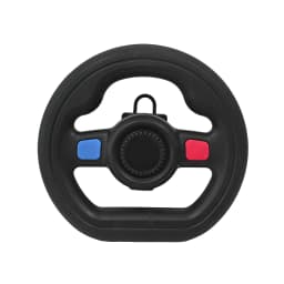 Baby Stroller Steering Wheel Toy, Musical Simulation Driving Toy with Horn Sound, Adjustable Mount 360° Rotatable Toddler Preten