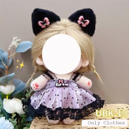 Cute Dres Jk Uniform Clothes for 20cm Cotton Plush Lolita Dress Up Clothing Skirt Fashion Casual Suit Socks Girl Toy Accessories