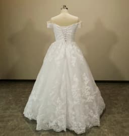 White Off the Shoulder Vestido De Noiva Wedding Dress Custom-made Plus Size Vestidos De Novia Bridal Tulle Mariage Customized