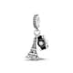 Romantic Tower & Love Lock Key Charms Beads Fit DIY 925Sterling Silver Bracelet Necklace Women Birthday Anniversary Jewelry Gift