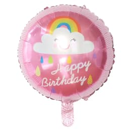 50pcs 18inch Round Foil Balloon Happy Birthday Inflatable Foil Helium Balloons Birthday Party Decoration Kids Toys Air Globos