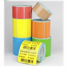 1 Roll 1 Color Thermal Sticker 40*30 20 50 60 70 80 100 Barcode Label Printer Adhesive Paper