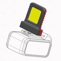 LED Work Light 3/4/8Inch For Makita 14.4V 18V Li-ion Battery Lamp With USB Outdoor Flashlight Lantern Camping Emergency Light