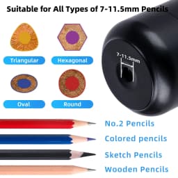 Tenwin NEW automatic electric sharpener A10 Type-C rechargeable sharpener Student stationery pencil sharpener for gift