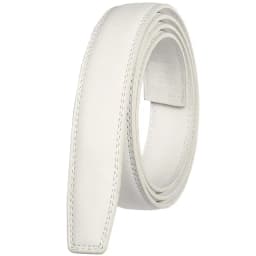 High Quality 3.0-3.1cm Width No Holes Leather Belt Without Automatic Buckle Luxury Brand Mens Ratchet Belts Black Brown
