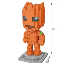Hero Cartoon Micro Particle Building Blocks Children Assembly Toy Anime Action Figure Boy Girl Kid Gift Cute Toy Building Bricks