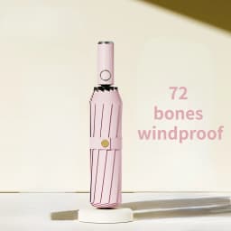 72 Bone Super Strong Windproof Automatic Folding Reinforced Large Rainproof Sun Protection Women Men Umbrella