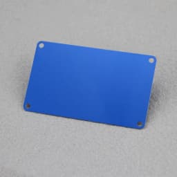 3pcs Black Blue Red Pad Printing Anodized Aluminum Sheet Steel Plate Processing Blank Card Laser Engraving Board Sheet Marking
