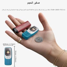 SERVO BM80 4G LTE Super Small Button Mobile Phone Dual SIM Standby Speed Dial Call Recording Alarm Clock Mini Backup Cellphones