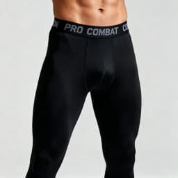 Men's Compression Leggings High Elastic Quick Dry Breathable Sports Base Layer for Gym Running Basketball Workout