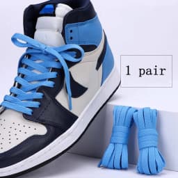 1pair Classic Basics Flat Shoelaces Sneakers Shoelace Canvas Shoes Basketball Shoe Laces Black White Color Shoes Accessories