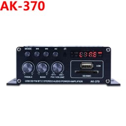 Woopker Sound Amplifier Channel 2.0 HIFI Bluetooth Amp Home Digital Audio 12V3A AK380 AK370 AK280 AK270 AK170 for Car Bass Trebl
