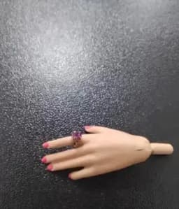 Need 15 days process time New Handmade jewelry Toy rings Crystal diamond accessories for your 1/6 scale BB FR dolls BBMOD15