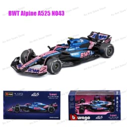 Bburago 1:43 McLaren Mcl38 #4 F1 Formula Alpine A525 Model Car Ferrari SF25 2025 Mercedes W16 Red Bull RB21 AMR25 Christmas gif