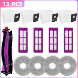 Fit For ( Eureka J15 EVO Ultra, Midea VCR V15 EVO Ultra ) Vacuum Parts Main Roller Side Brush HEPA Filter Mop Cloth Dust Bag