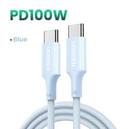 UGREEN Multicolor 100W 60W USB C Cable PD Quick Charge 3.0 4.0 Type C to C Charger Cord for Laptop iPhone 17 Samsung S25 Xiaomi