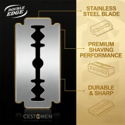 10Pcs/100Pcs Stainless Steel Razor Blades Old-Fashioned Manual Double Edge Shaver Razor Blade Hairdressing Barber Shaving Tools