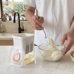 Yogurt Filter Food Strainer 1100ML Yogurt Machine Filter Screen Cold Extraction Whey Separation Tools Cheese Moisture Separator