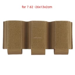 Tactical 5.56/7.62 Triple Magazine Pouch Magazine Holder with Hook Fasteners for MK3/MK4 Chest Rig Magazine Insert Pouch