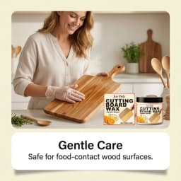 Lemon Cutting Board Wax Food Grade Protective Nourishing Wood Wax Safe for Food-Contact Multifunctional Wood Utensils Refresher