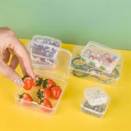 10Pcs/Set Storage Box Transparent Square Plastic Boxes Earrings Jewelry Packaging Storage Dustproof Box DIY Jewelry Organizer