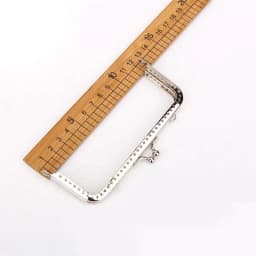 1pc Square Metal Frame for Purse Handle Clutch Bag Handbag Accessories Making Purse Clasp Lock Metal Clasp Bags Hardware