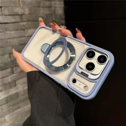 Double Bracket For Magsafe Glossy Case For iPhone 18 17 16 13 15 14 11 12 Pro Max Air Shockproof Cases For iPhone 14 15 16 Plus