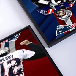 T-Tom Rugby B-Brady Poster Room Bar Cafe Decor Stickers Wall S