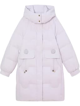 Thickened Black Gold down Cotton Jacket Women's Large Size Mid-Length Korean Style Loose Cotton Clothes Winter New Bread Coat