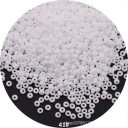 5g 1.5-4mm Transparent Cezch Silver Line Glass Beads 15/0 12/0 8/0 Spacer Seed Beads for Jewelry Making DIY Sewing Accessories