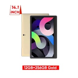 Global Language Google Play Certified Large Screen 14.1 Inch Tablet Pc 256GB Phone Call Bluetooth 5G WiFi Learning Game Pad
