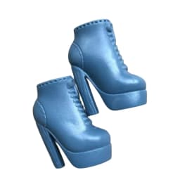 Original 1/6 Doll Long Boots White Black Red Silver Blue Colorful Doll Shoes DIY Doll Personality Decors