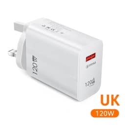 Olaf 120W USB Charger Fast Charging Power Adapter QC 5.0 Fast Charge For iPhone 13 Pro 11 12 Xiaomi Samsung 6A USB Type C Cable