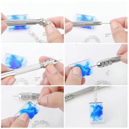 Mini Hand Resin Drill Pin Vise Drill Set Professional Quality Swivel Head Pin Vise Set for Epoxy Resin Jewelry Making DIY