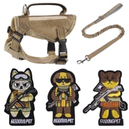 Cool Puppy Cat Tactical Harness and Leash Handheld Pet Harnesses for Cats Maine Coon Chinchilla Mascotas Adhesive Accessories