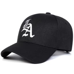 Unisex Gothic LA Embroidery Baseball Caps Spring Autumn Outdoor Adjustable Casual Hats Sunscreen Hat Sports Cap