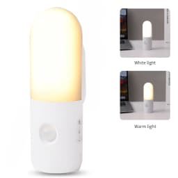 Rechargeable Magnetic Wall Light with Motion Sensor LED Night Light Suitable for Ambient Lighting in Corridor Stair and Cabinet