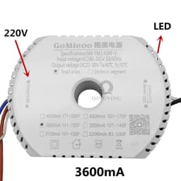 GM-TM2.4GRF-Y DC22-30V Two Wires and 2 Colors Lamp LED Driver Tmall 2.4G Intelligent Power Supply Module For Chandeliers