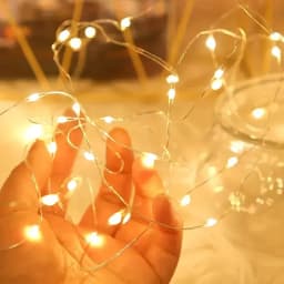 LED Lights String Copper Silver Wire Garland Bedroom Home Thanksgiving Festoon Party Holiday Lights Decoration