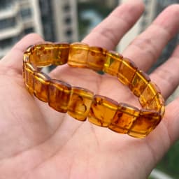 Original Amber Bracelets for Unisex New Genuine Irregular Beads Natural Black Medical Green Healing Jewelry Factory Unique Gift