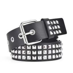 Trend Punk Rivet Belt Retro Y2K Heavy Metal Belt Nightclub Rock Style Belt Fashion Decoration