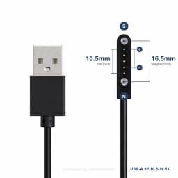 Smart Watch Magnetic Charging Cable USB Charger 2Pin 4Pin 5Pin Power Line For Smartwatch Earphone Glasses Juicer Beauty Devices