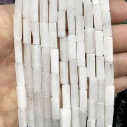 4*13MM Natural Stone Square Aventurine Tiger Eye Agates Crystal Jades Spacer Beads For Jewelry Making DIY Bracelet Accessories