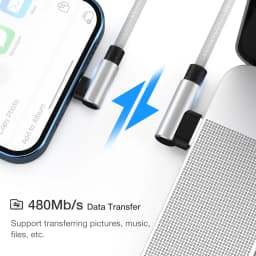 2m 3m 90 Degree Fast Charge USB Cable For iPhone 14 13 12 11 Pro Max XS XR 8 7 6 Plus SE iPad Apple Wire Data Charger Cord 2 3 m
